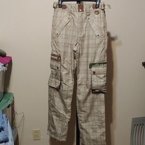 Women's Allyance Cargo Plaid Ski Pants NWT Size Small